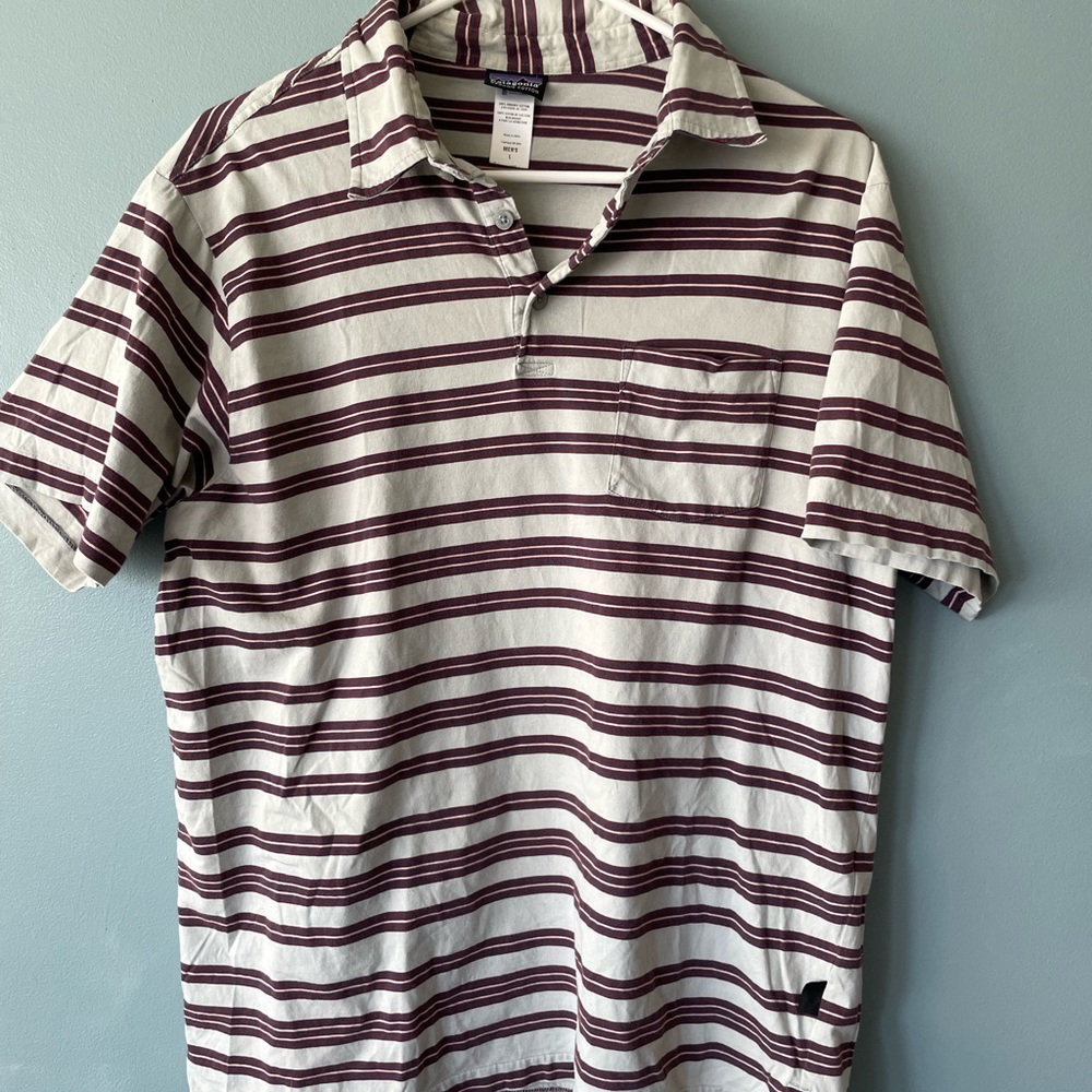 Men’s large Patagonia polo